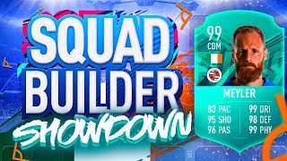 FIFA 19 SQUAD BUILDER SHOWDOWN DAVID MEYLERS PRO PLAYER CARD [upl. by Ylrahc]