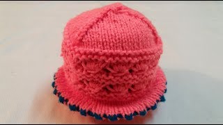 How to make Woolen Cap  Topi design [upl. by Draneb]