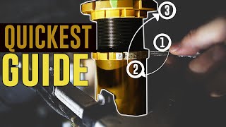 How to Adjust Coilovers Ride Height [upl. by Yleme]