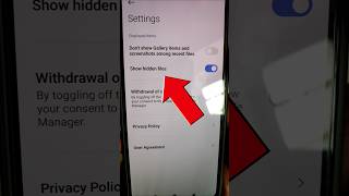 show hidden files in file manager  how hidden files shorts [upl. by Og]
