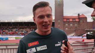 Karsten Warholm On Facing Alison Dos Santos In Monaco How Hard He Slaps  Racing Jakob Ingebrigtsen [upl. by Atekan]