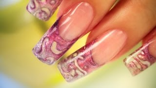 3D Encapsulated Acrylic Nails  Step by Step Tutorial [upl. by Lyj]