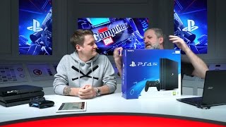 PS 4 Pro  Unboxing Teardown Games Software FacebookLiveStream Aufzeichnung vom 10112016 [upl. by Elfrida959]