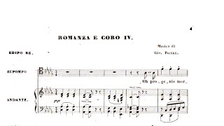 G Pacini  Edipo Re  Romanza e Coro IV   1847 [upl. by Savitt]