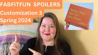 Fabfitfun New Spoilers  Spring 2024  Customization 3 Spoiler [upl. by Ydnat778]