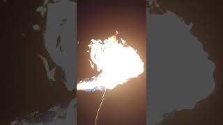 Engine Starter Spray Ether In A Can Flame SlowMotion Video science chemistry fire [upl. by Luwana]