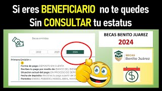 💸🤑Como consultar mi estatus de beca benito juarez 2024💸🤑CNBBBJ [upl. by Ardolino]