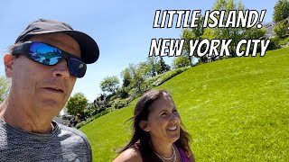 We Went to Little Island New York City  A Cool Little Island  With a Stop at Market 57 [upl. by Sulakcin]