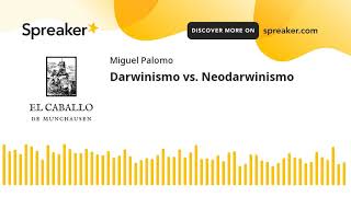 Darwinismo vs Neodarwinismo [upl. by Winzler]