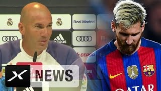 Zinedine Zidane Schlechter Der FC Barcelona quotandersquot ohne Lionel Messi  Real Madrid [upl. by Imorej]