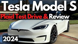 2024 Tesla Model S Plaid Test Drive amp Review [upl. by Velda]