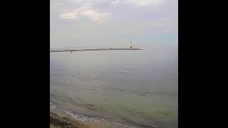 morning swimmers at the Golden Bay Aretsou Kalamaria 09102924 [upl. by Aural17]