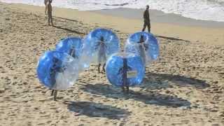 Bumper Balls en la Playa con Art Surf Camp [upl. by Trix]