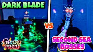 GPO Dark Blade VS All Second Sea Bosses [upl. by Eelhsa]