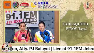 Tarlaqueño Pinoy Tayo at 911FM Jelexie Radio Friday November 29 2024 [upl. by Columbus]