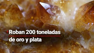 Roban 200 toneladas de oro plata zinc y cobre salían de la mina cuando aparecieron las ratas [upl. by Annaoi]