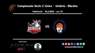 HIGHLIGHTS SERIE C UNICA 20232024  PERUGIA BASKET vs PORTO SANTELPIDIO BASKET [upl. by Eentrok]