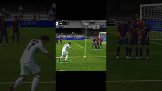 Right way to take free kick from sideline ✅fcmobile bicyclekick fc24 shorts fifa [upl. by Eihcir]