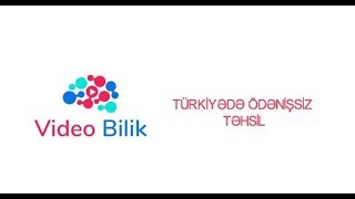 Türkiyədə ödənişsiz təhsil  Türkiyə Bursları [upl. by Noyr]