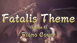 MHW Iceborne The Legend Descends Fatalis Theme  Piano Cover  Sheet Music in Description [upl. by Nadean159]