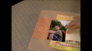 Scrapbook Process Using 6 x 6 paper pads for 12 x 12 layouts [upl. by Faxun]