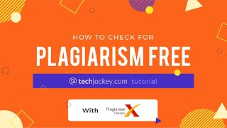 Checking Plagiarism for FREE with Plagiarism Checker X [upl. by Kathlin]