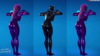 Fortnite Poki Emote She Venom vs Agony Thicc 🍑😜😍🥵 [upl. by Attwood]