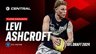 2024 AFL Draft  Levi Ashcroft Player Highlights [upl. by Anatole]