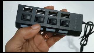 ZEBRONICS 150Hb 4 Port USB Hub with Dedicated OnOff Switch Led Indicators 45Cm Cable Length Op [upl. by Wyck405]