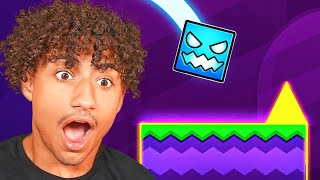 Playing Geometry Dash For The First Time [upl. by Fidelio5]