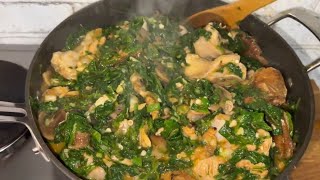 How to Make Authentic Nigerian Waterleaf Soup  Delicious and Nutritious Recipe [upl. by Coit]