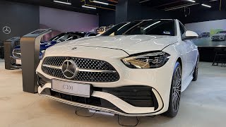 2022 MercedesBenz C300 AMG Line  Walkaround [upl. by Enrique]