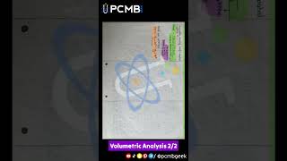 Volumetric Analysis  Chemistry Notes for IITJEENEET chemistrynotes neet pcmbnotes class11 [upl. by Branden548]