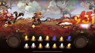 Gameplay Sdorica：琉 戰鬥02  琉的旅程中級 [upl. by Teresita]