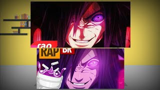 Personagens rank S reagindo ao rap do Madara tauz 7mz [upl. by Tremaine]