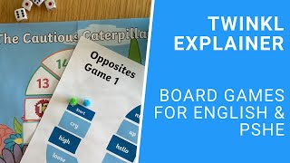 Board Games for English and PSHE [upl. by Ahtis]