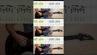 Rammstein  Sonne Guitar riff amp verse amp Tabs rammstein guitarcover guitartabs sonne shorts [upl. by Nylinej847]