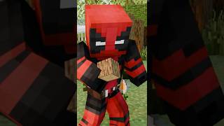 IF DEADPOOL AND WOLVERINE BECOME MINECRAFT minecraft hero [upl. by Phina445]