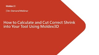 How to Calculate and Cut Correct Shrink into Your Part using Moldex3D｜Intro [upl. by Hebbe]