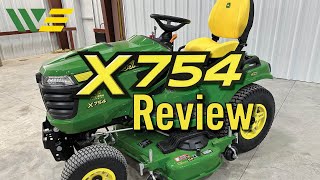 2023 John Deere X754 Lawn Mower Review amp Walkaround [upl. by Divad623]