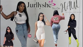 Jurllyshe Trendy Fall 2022 Try On Haul  Baddie On A Budget [upl. by Nnaegroeg]