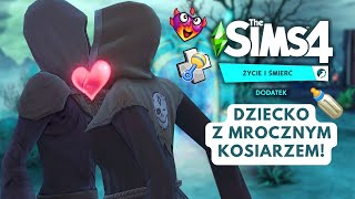 CIĄŻA Z MROCZNYM KOSIARZEM☠️ THE SIMS 4 ŻYCIE I ŚMIERĆ ☠️ [upl. by Eidnarb]