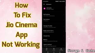 How to Fix Jio Cinema App Not Working 2024  Jio Cinema App Not Working Solutions [upl. by Iva]