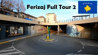 Ferizaj City Full Tour Part 2  Republic of Kosova 4K 🇽🇰 [upl. by Sivel]