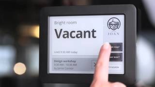 How to book a room with JOAN Meeting Room Booking System [upl. by Levram]