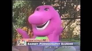 Unknown Footage of Barney Singing Just Imagine From A Controversial News Report Lost Media [upl. by Einalem199]