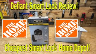 Defiant Touchpad Deadbolt Electronic Lock Review Cheapest Smart Lock For Your Home Best Smart Lock [upl. by Arodasi]