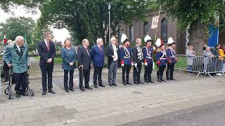 Schützenfest in Grevenbroich Kapellen  Oberstparade am 262024  BSV KapellenErft [upl. by Tija]