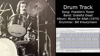 Franklins Tower Grateful Dead • Drum Track [upl. by Naitsyrk]