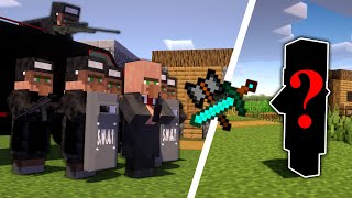 Minecraft Villagers VS Predator minecraft villager grox [upl. by Nicolai]